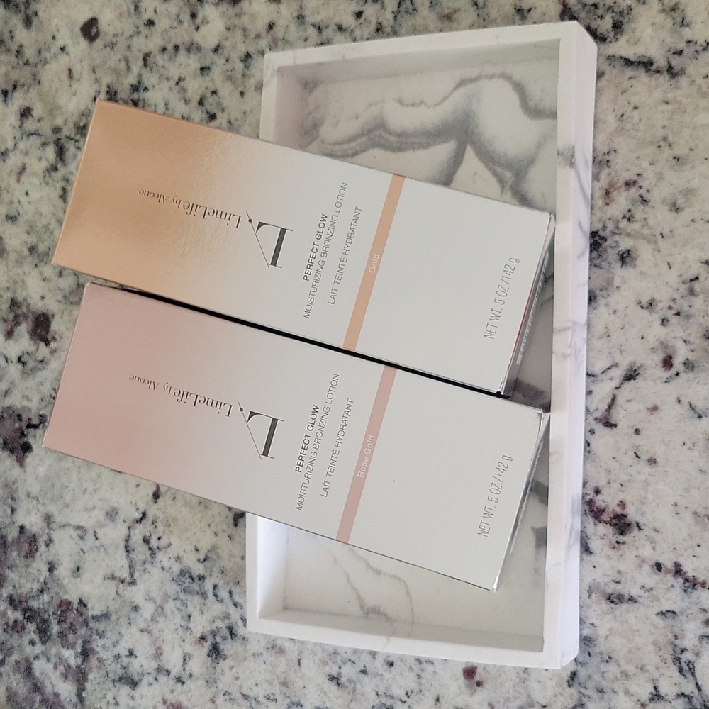 LimeLife by Alcone bronzing lotion set